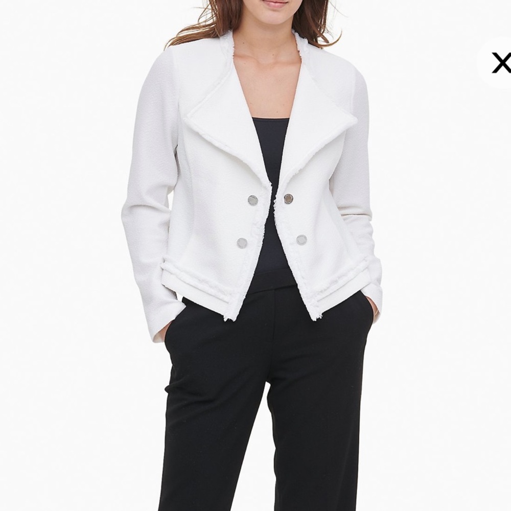 NWT Textured Knit Open Jacket